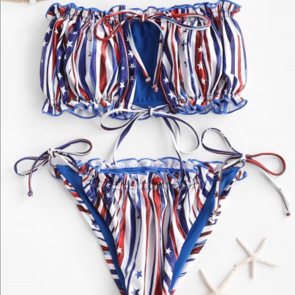 Zaful Patriotic Bikini